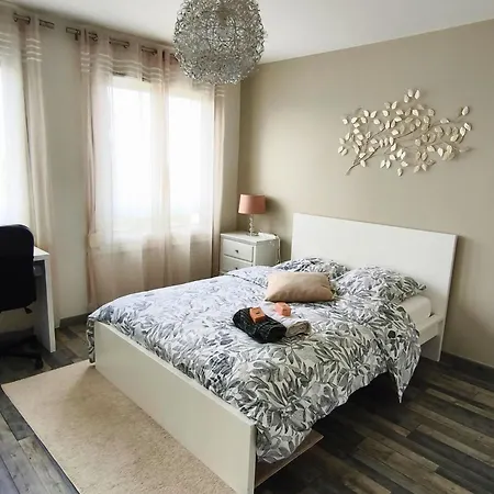 Grand 80m2 - 3 - 7 Min Du Centre - Calme - Ideal Famille * ריימס